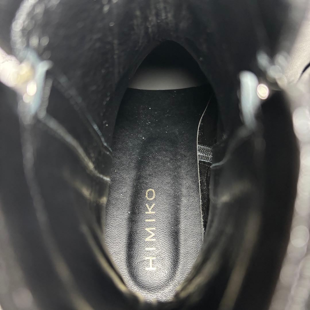 【美品】卑弥呼 ヒミコ サイドジップ トラックソール ブーツ 24.5