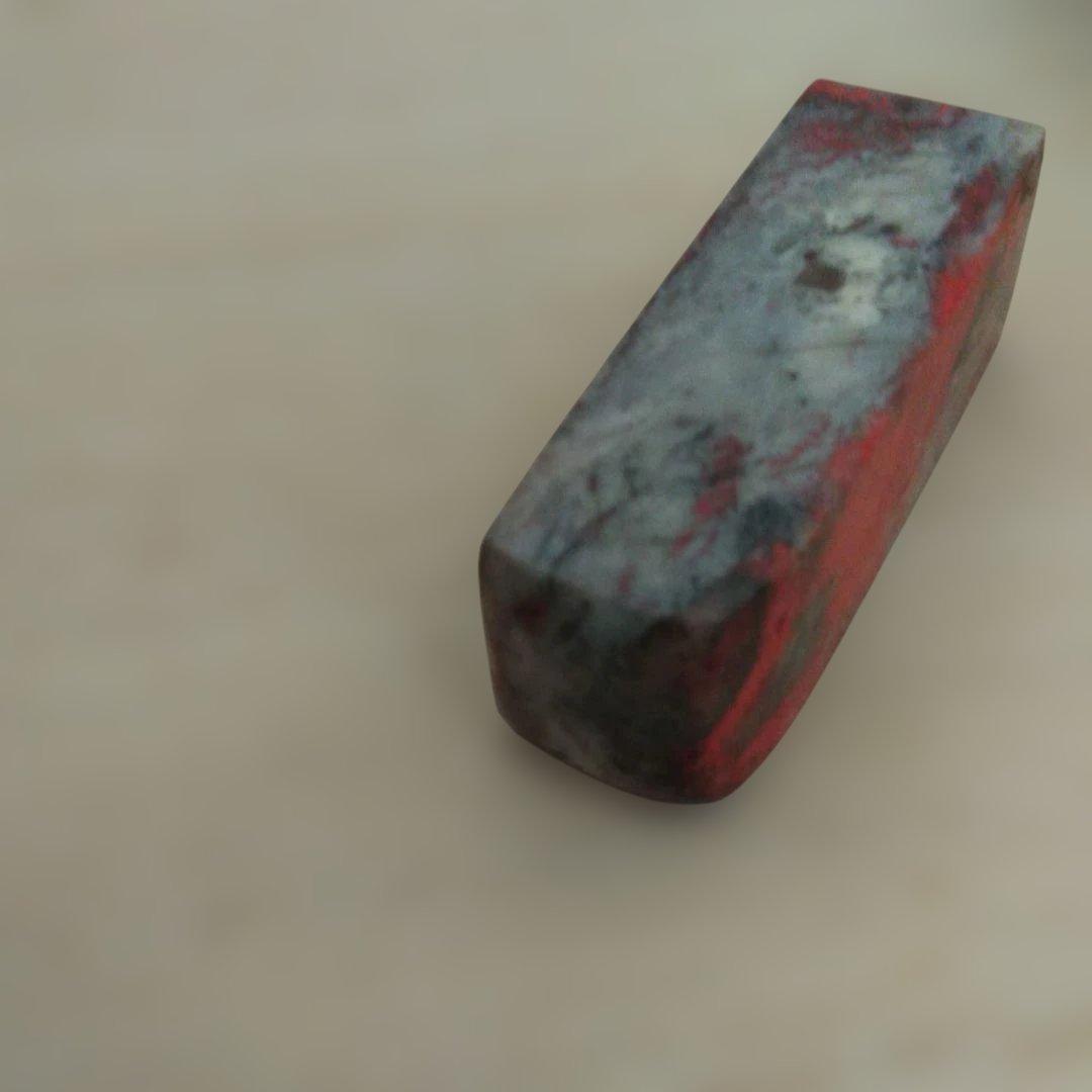 古印材　中国　ビンテージ　鶏血石