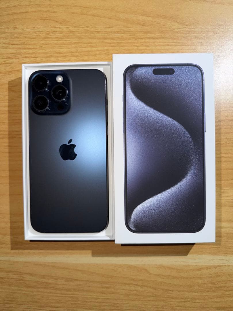 スマートフォン本体 Apple iPhone15ProMax blue titanium 256GB