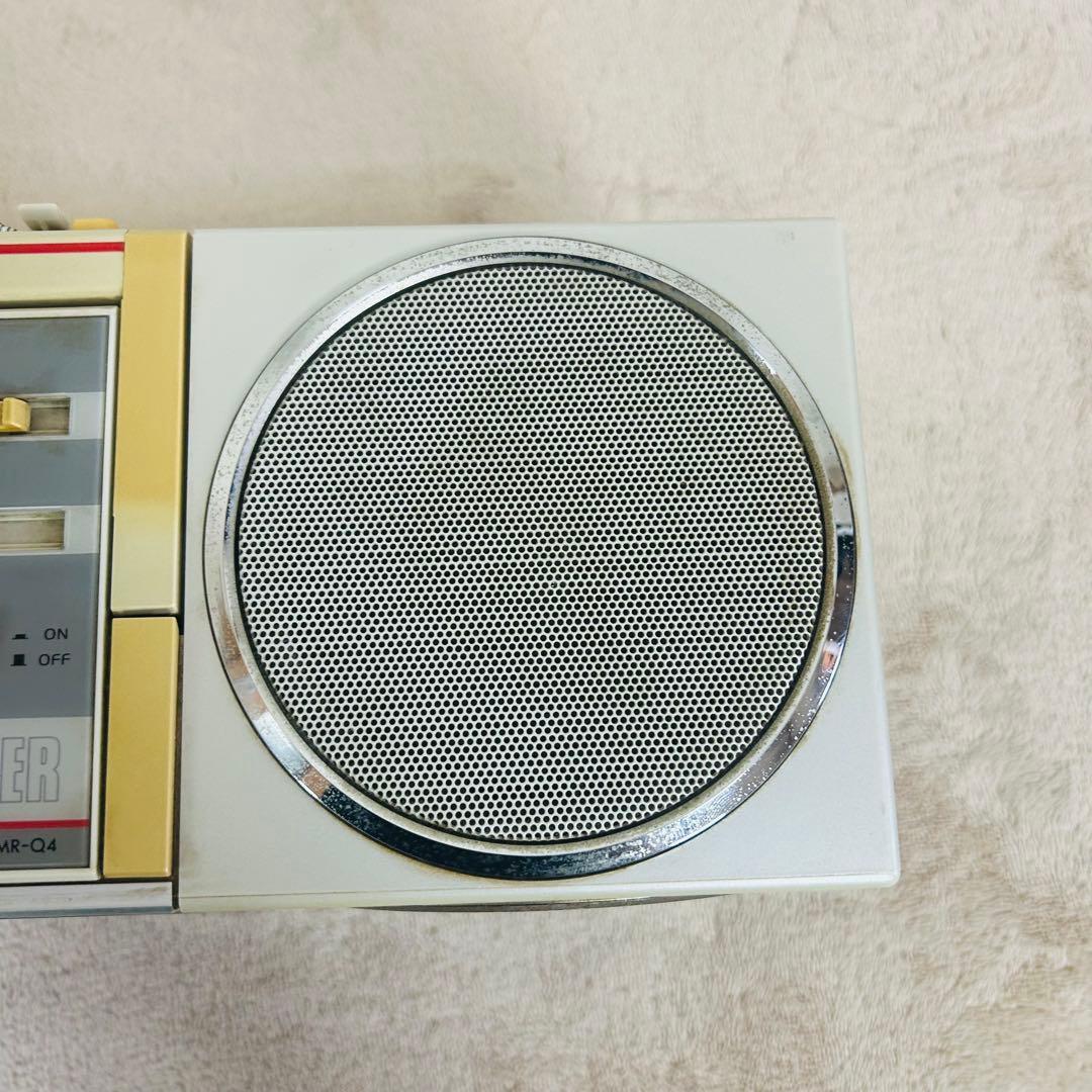 【希少　動作品】SANYO MR-Q4 6スピーカー　レトロラジカセ　当時物