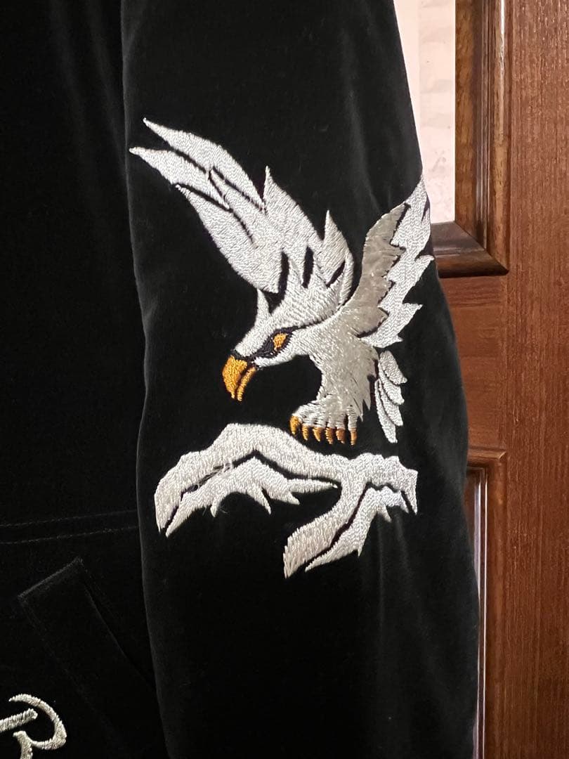 HARD BIRD 黒 スカジャン Lサイズ