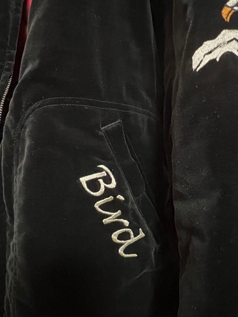 HARD BIRD 黒 スカジャン Lサイズ