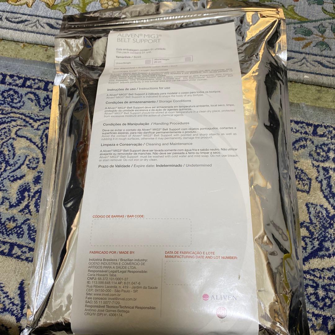 ALIVEN MIGS ベルトサポート ブラック