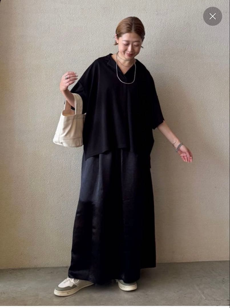 journal standard Luxe ビンテージサテン　ギャザースカート