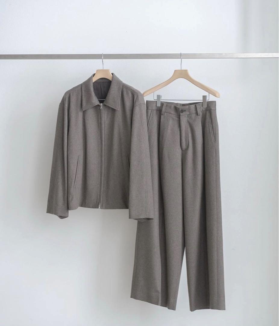 ジャケット・アウター ssstein Wool Doeskin Zip Short Jacket S