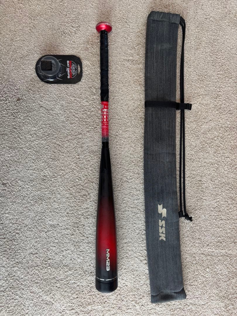 SSKMM23少年軟式バット◼︎80CM 690g バットケース付き◼︎希少美品中古