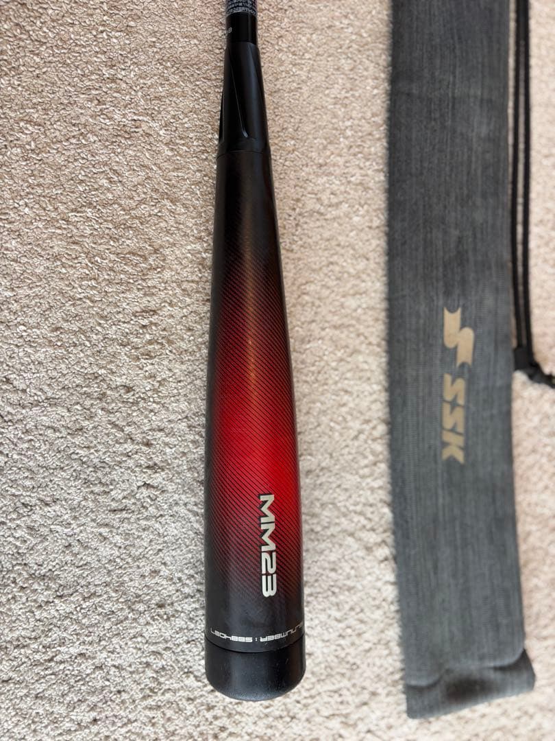 SSKMM23少年軟式バット◼︎80CM 690g バットケース付き◼︎希少美品中古