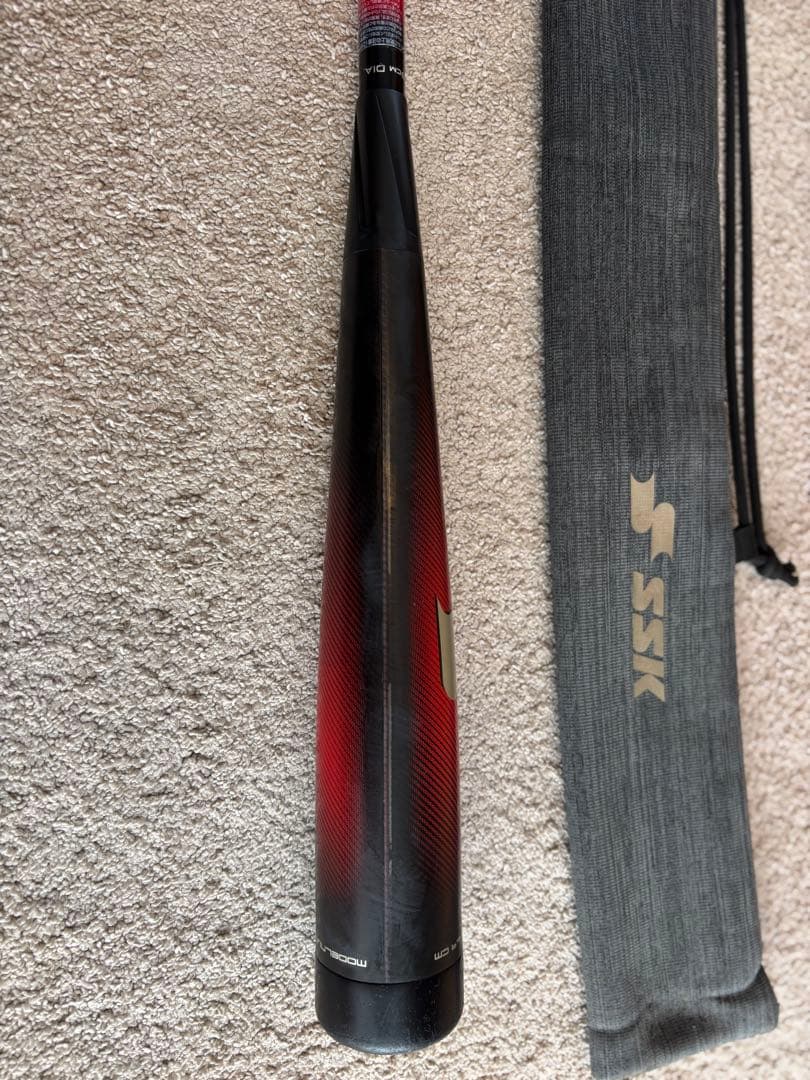 SSKMM23少年軟式バット◼︎80CM 690g バットケース付き◼︎希少美品中古