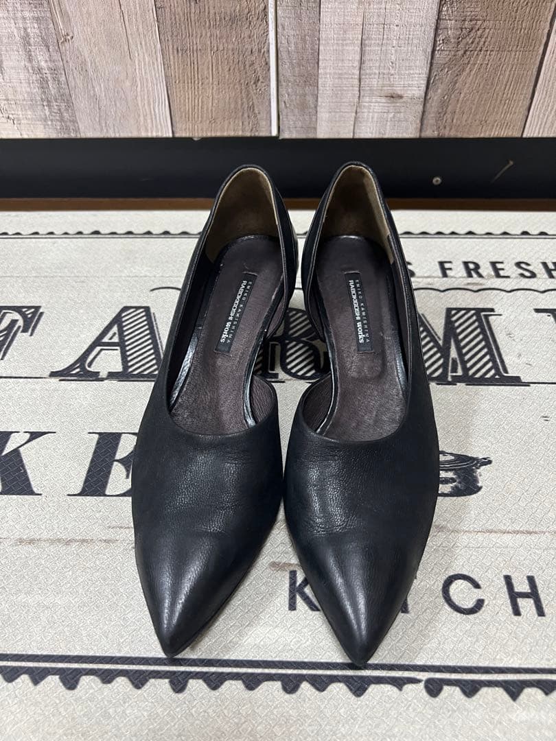 ラボキゴシワークス　本革パンプス✨