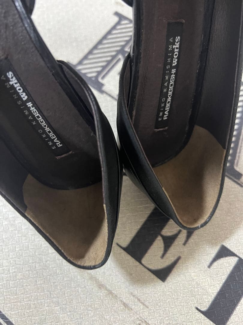 ラボキゴシワークス　本革パンプス✨