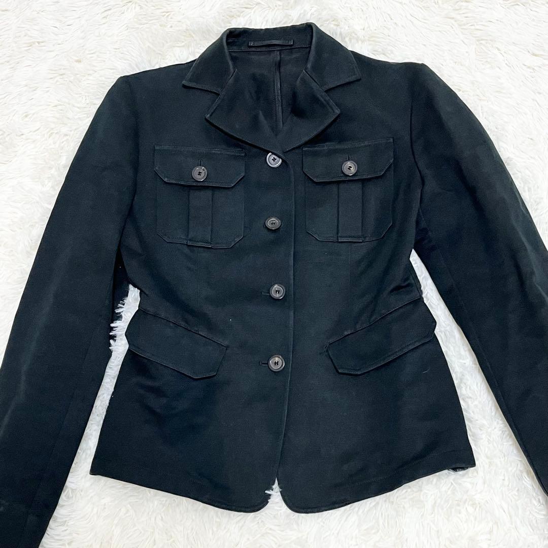 GUCCI リネン混　パンツスーツ　セットアップ