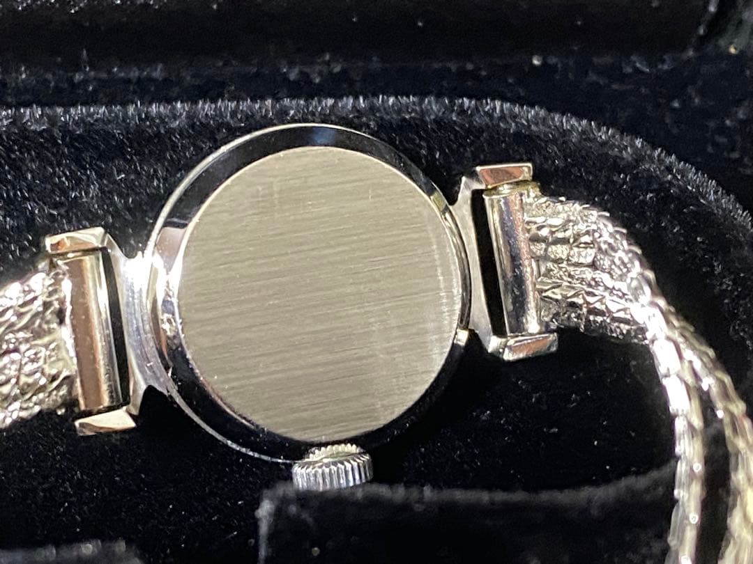 オメガ　手巻き　腕時計　カットガラス　レディース　本物　1967年製