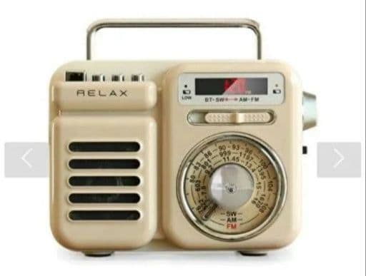 RELAX リラックス　マルチレトロラジオ ラジオ　レトロ 多機能防災ラジオ