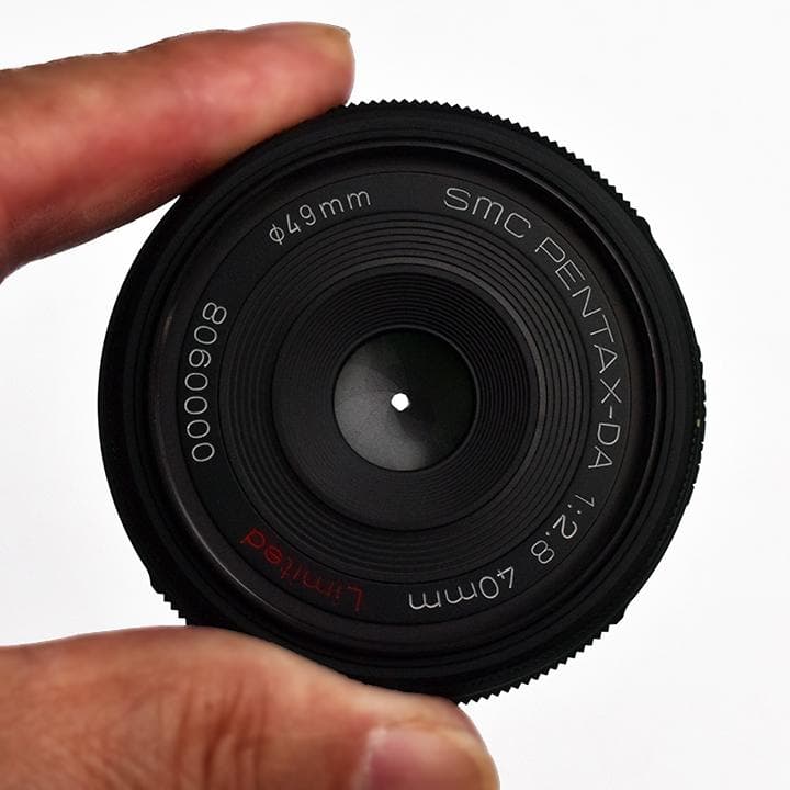 ペンタックス レンズ　DA 40mm F2.8 Limited
