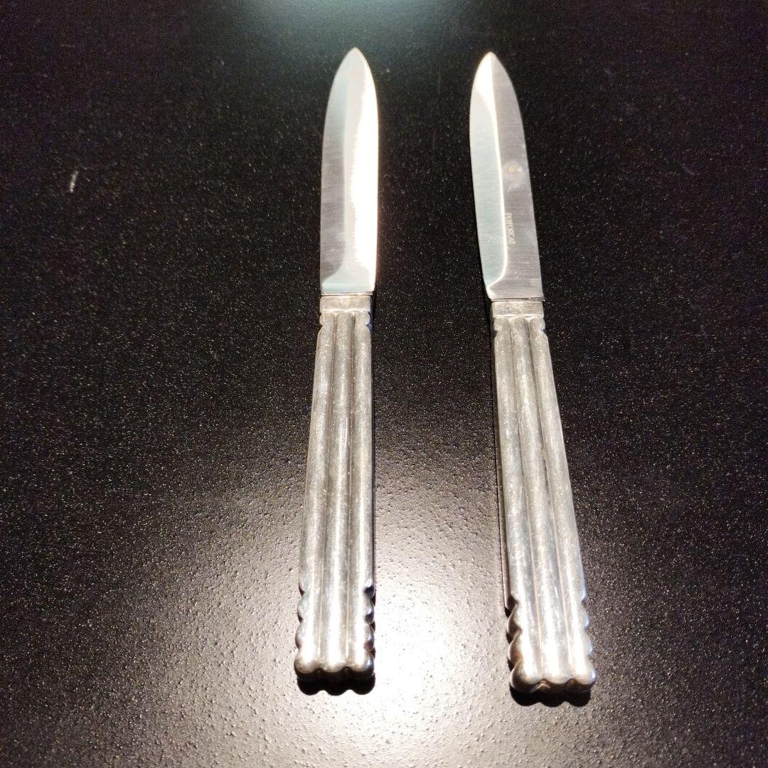 PUIGFORCAT シルバーナイフ 2本セット　銀製品デザートナイフ