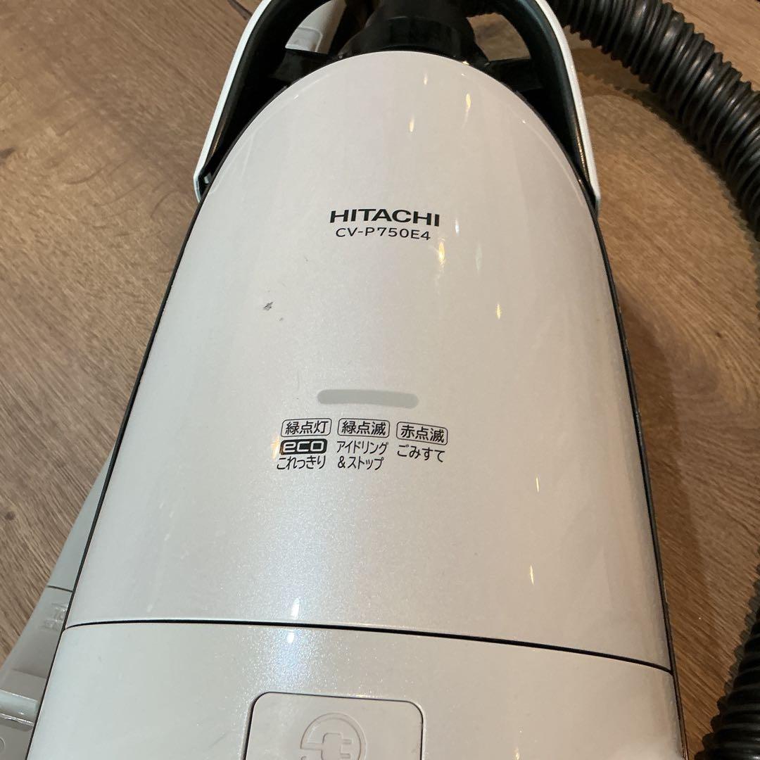 日立 掃除機 CV-P750E4 紙パック式 本体　動作確認済み 美品