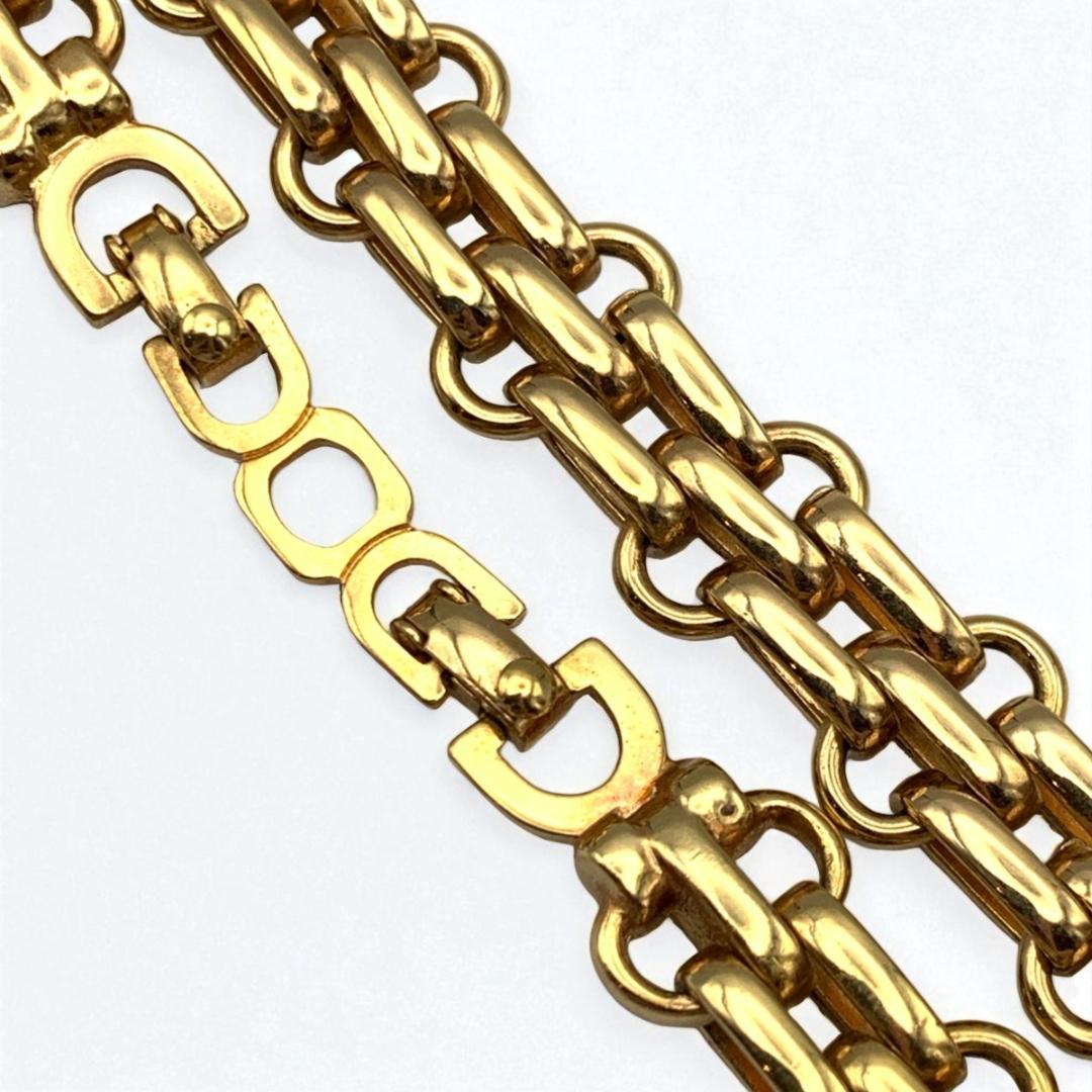 クリスチャンディオール　ゴールド ネックレス　メンズ