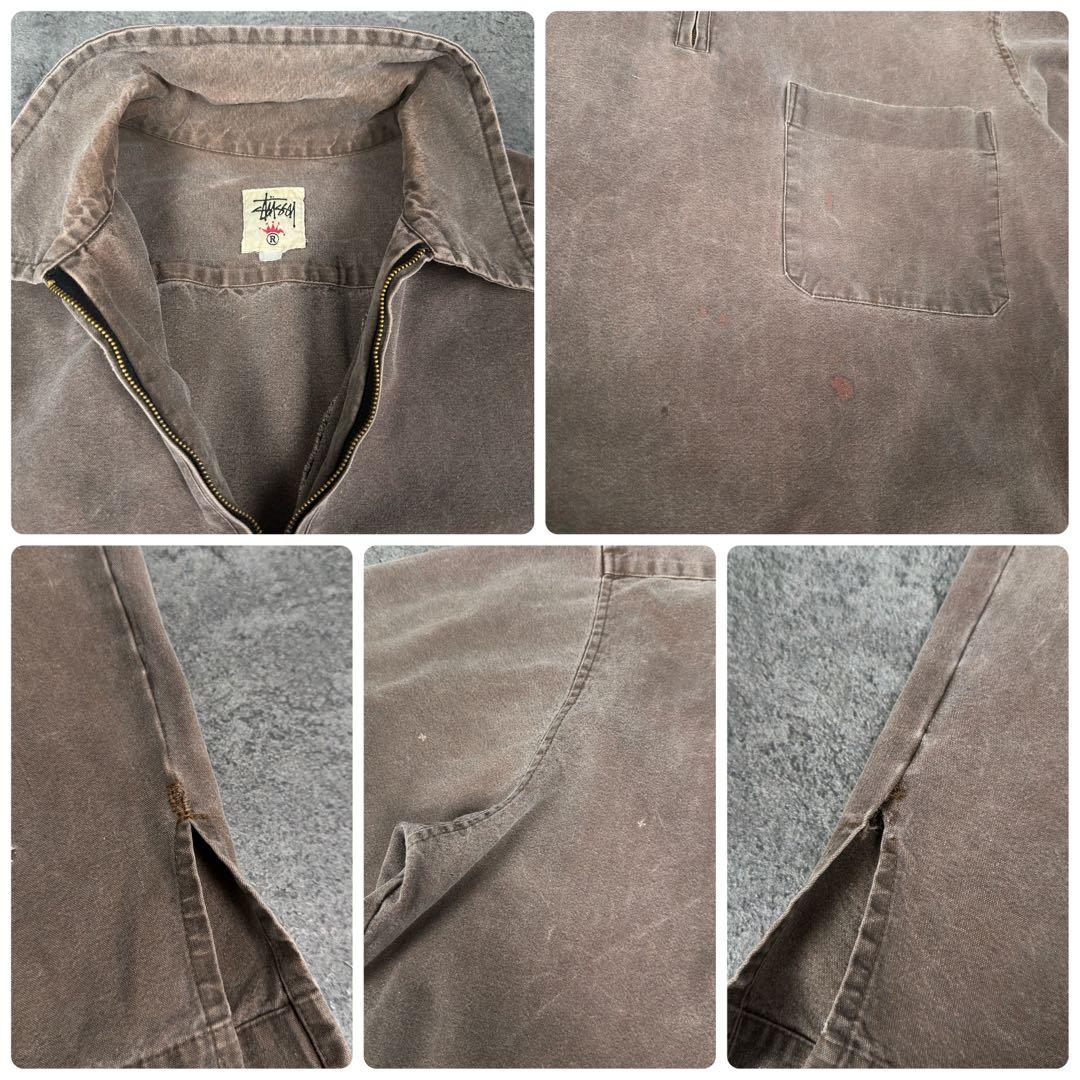 old stussy 90s 白タグ kingsize シャツ ステューシー