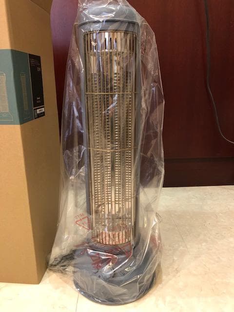 BRUNO カーボンヒーターNOSTALSTOVEWIDE（ブルーグレー）