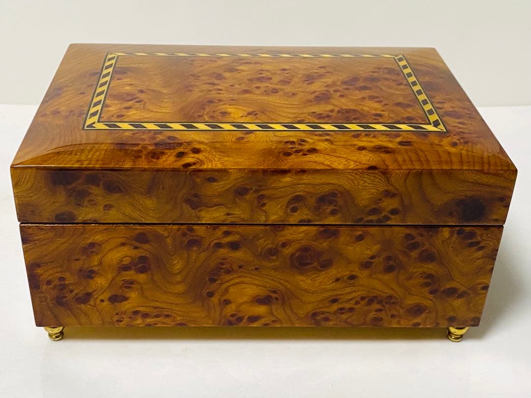 【 希少 】REUGE ダンシングカップルオルゴール付き ジュエリーボックス