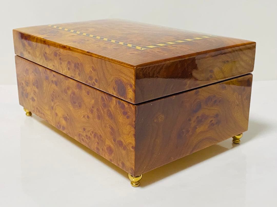 【 希少 】REUGE ダンシングカップルオルゴール付き ジュエリーボックス