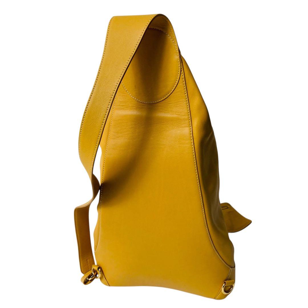 ケ*ン様 LOEWE ロエベ アントン ワンショルダーバッグ マスタード