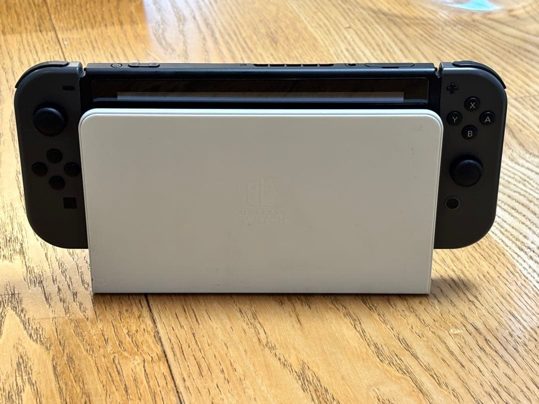 【バッテリー強化版】Switch本体 有機EL白ドック＆SD128GB付