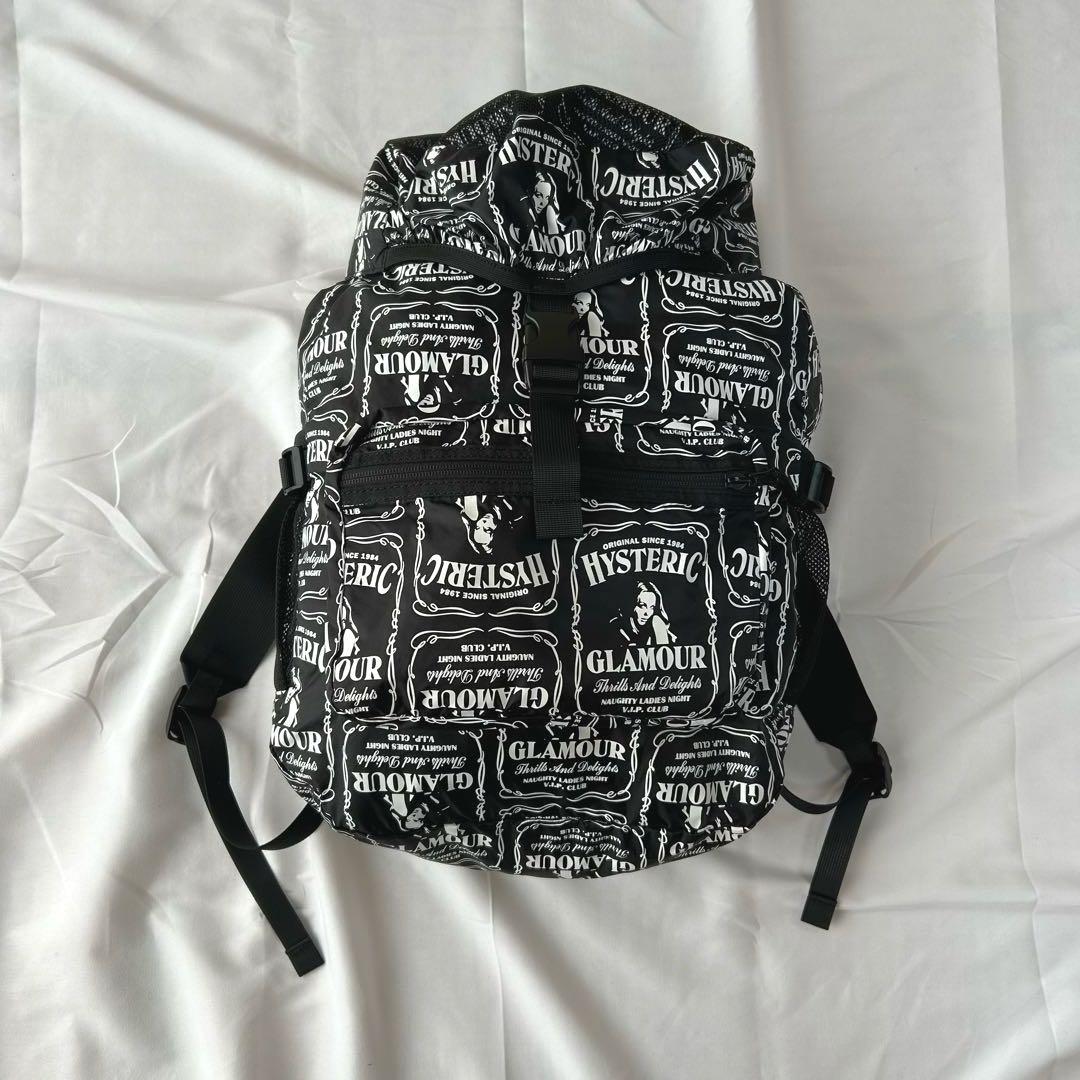 HYSTERIC GLAMOUR パッカブル バックパック 総柄 ヒスガール