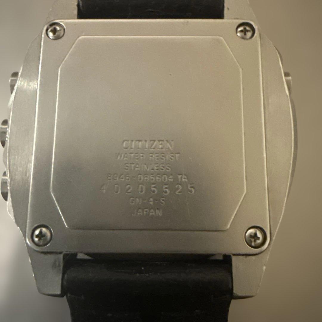 CITIZEN アナデジ　ジェットダイバー　80s レア　ホワイト