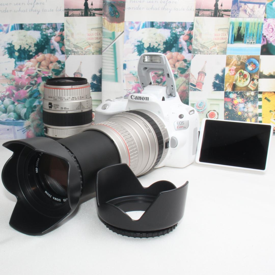 ❤️予備バッテリー付❤️Canon EOS kiss X9 超望遠ダブルレンズ