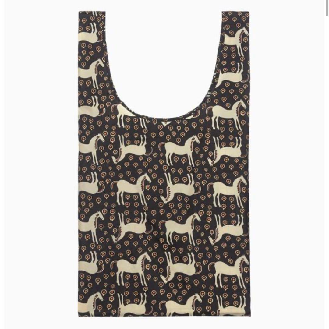 新品 marimekko マリメッコ ムスタ タンマ スマートバッグ エコバッグ