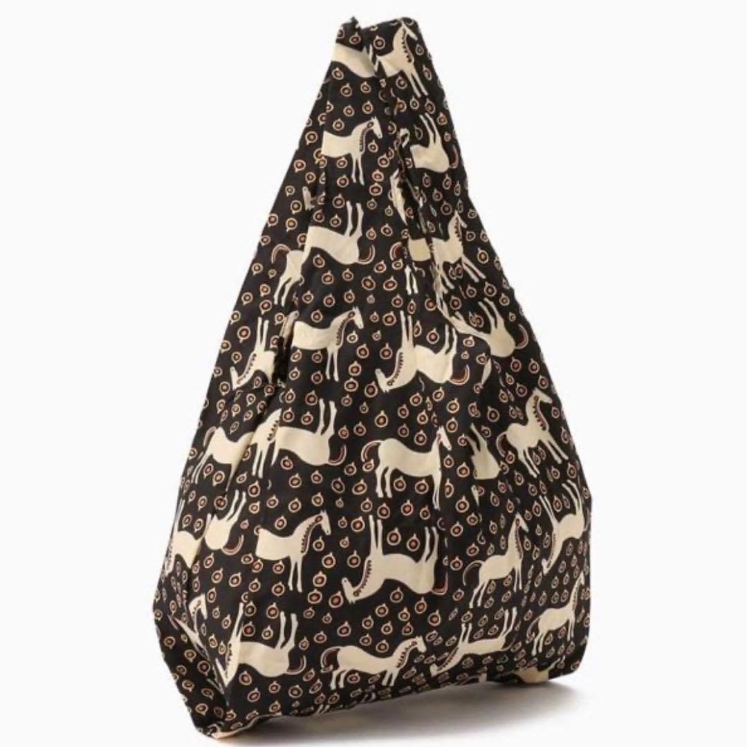 新品 marimekko マリメッコ ムスタ タンマ スマートバッグ エコバッグ