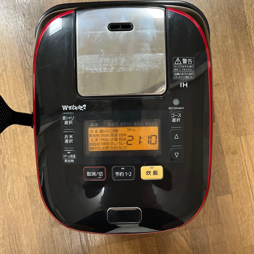 Panasonic スチーム　可変圧カIHジャー炊飯器 10合　Wおどり炊き