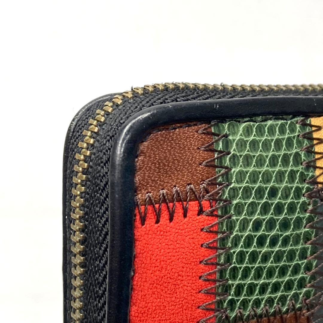 美品✨glamb Gaudy zip wallet マルチカラー コラボ 長財布