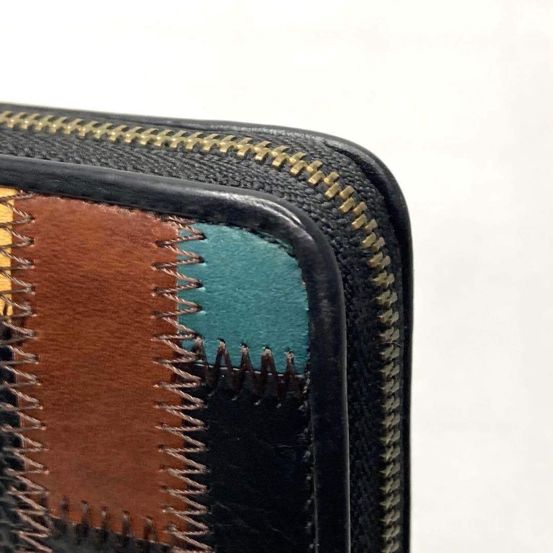 美品✨glamb Gaudy zip wallet マルチカラー コラボ 長財布