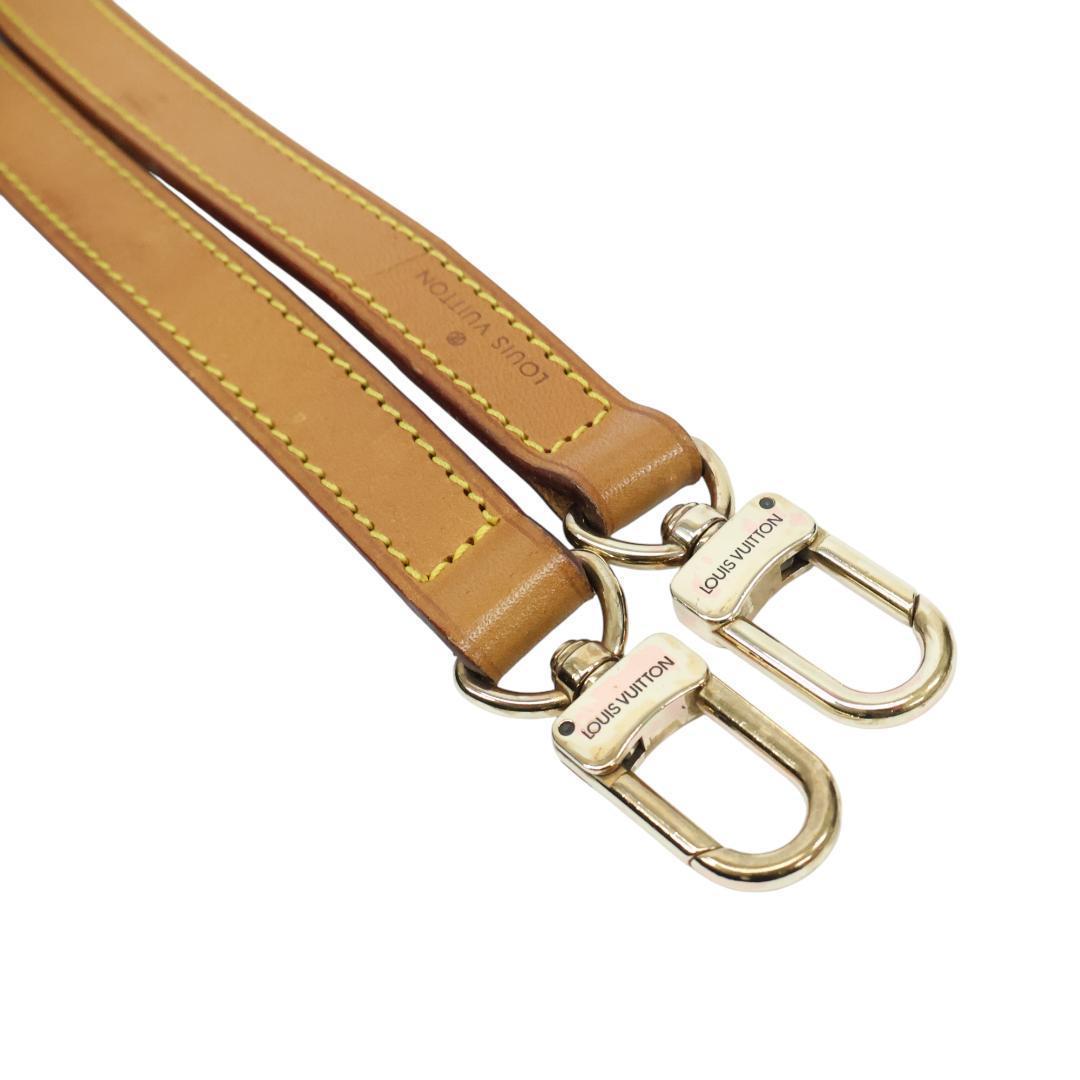 美品 ルイヴィトン ショルダーストラップ ヌメ革 ストラップ ゴールド金具
