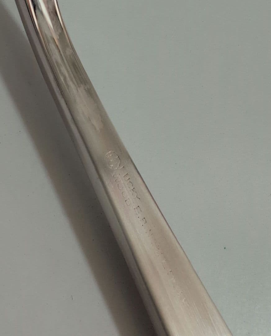 LUCKY WOODディナーセット 未使用 洋白銀器カトラリー 銀仕上げ37本