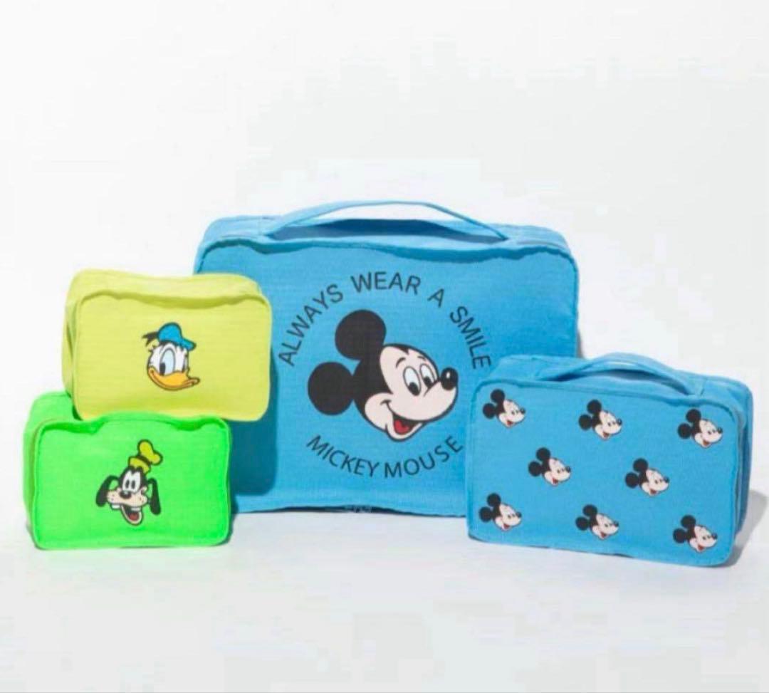 WCJ Disney ミッキーマウス トラベルポーチ 3点セット