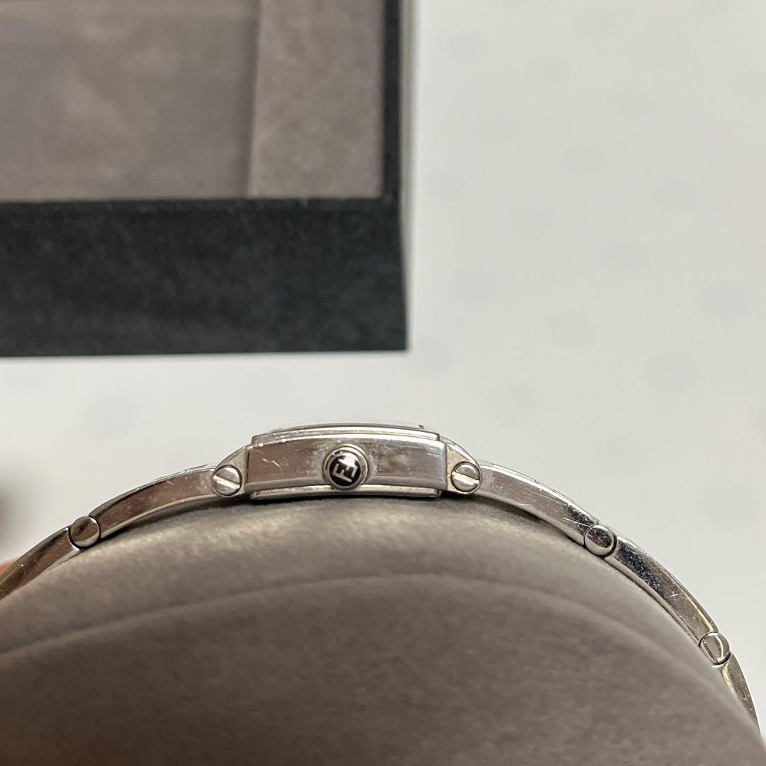 FENDI クアドロ 12Pダイヤ ウォッチ レディース 腕時計 電池交換済み