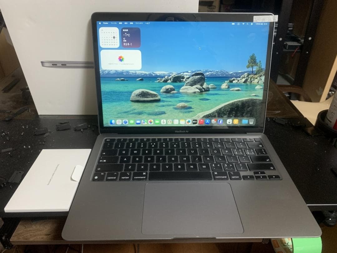美品 MacBook Air A2337 2020 M1/8GB/256GB