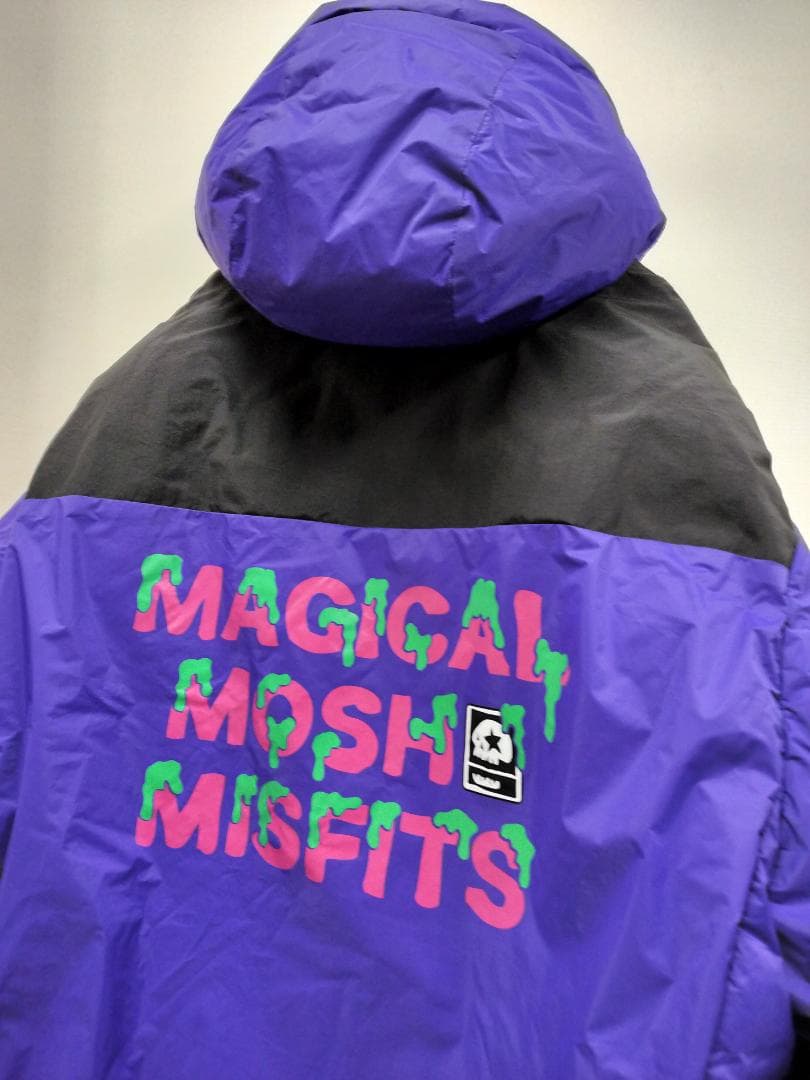 マモミ/フーディーパデッドジャケット/SIZE XL/ビッグシルエット/デカロゴ