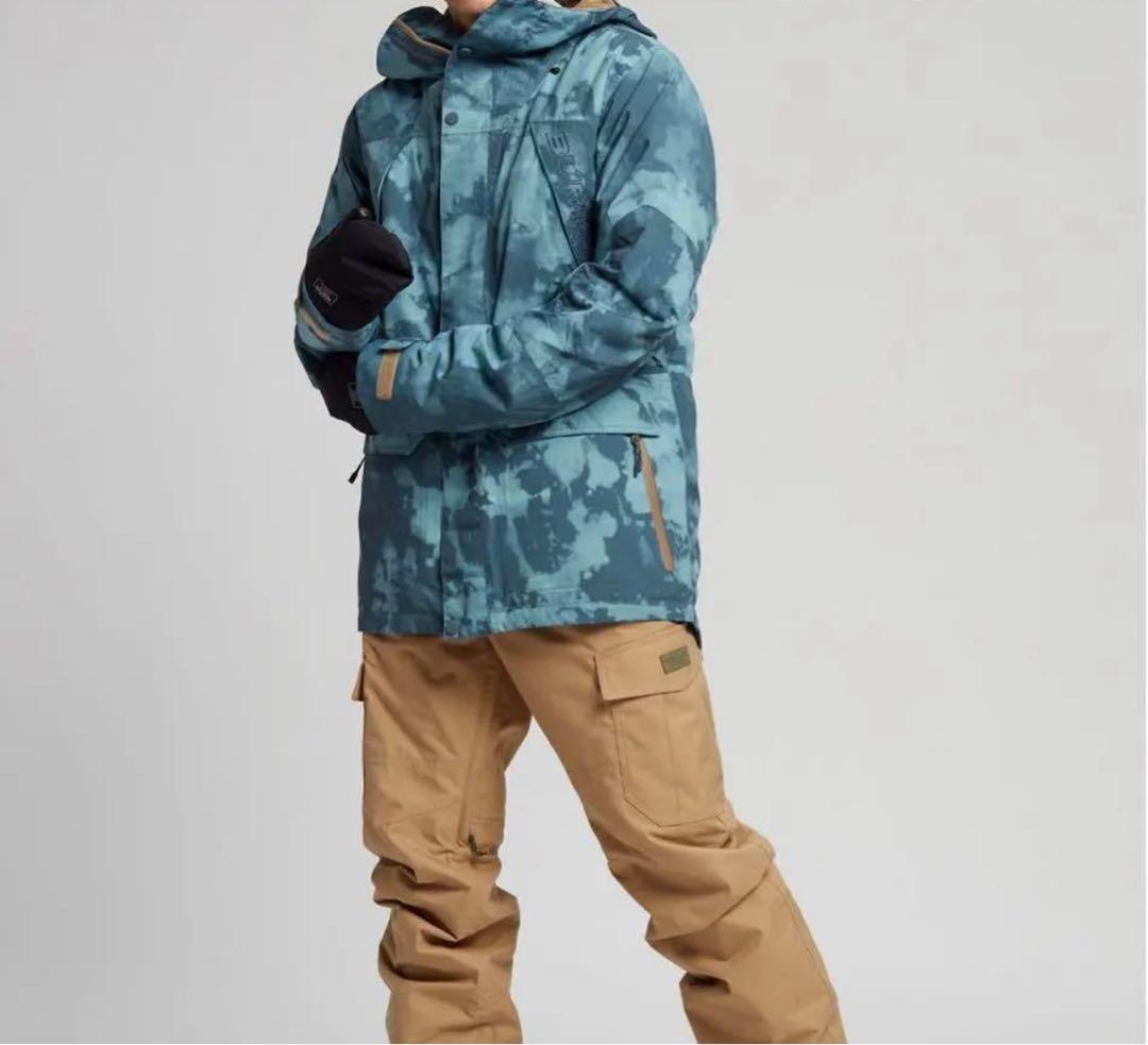 BURTON スノーボードウェア　セットアップ　ブリーチ　カモフラ　上L 下M