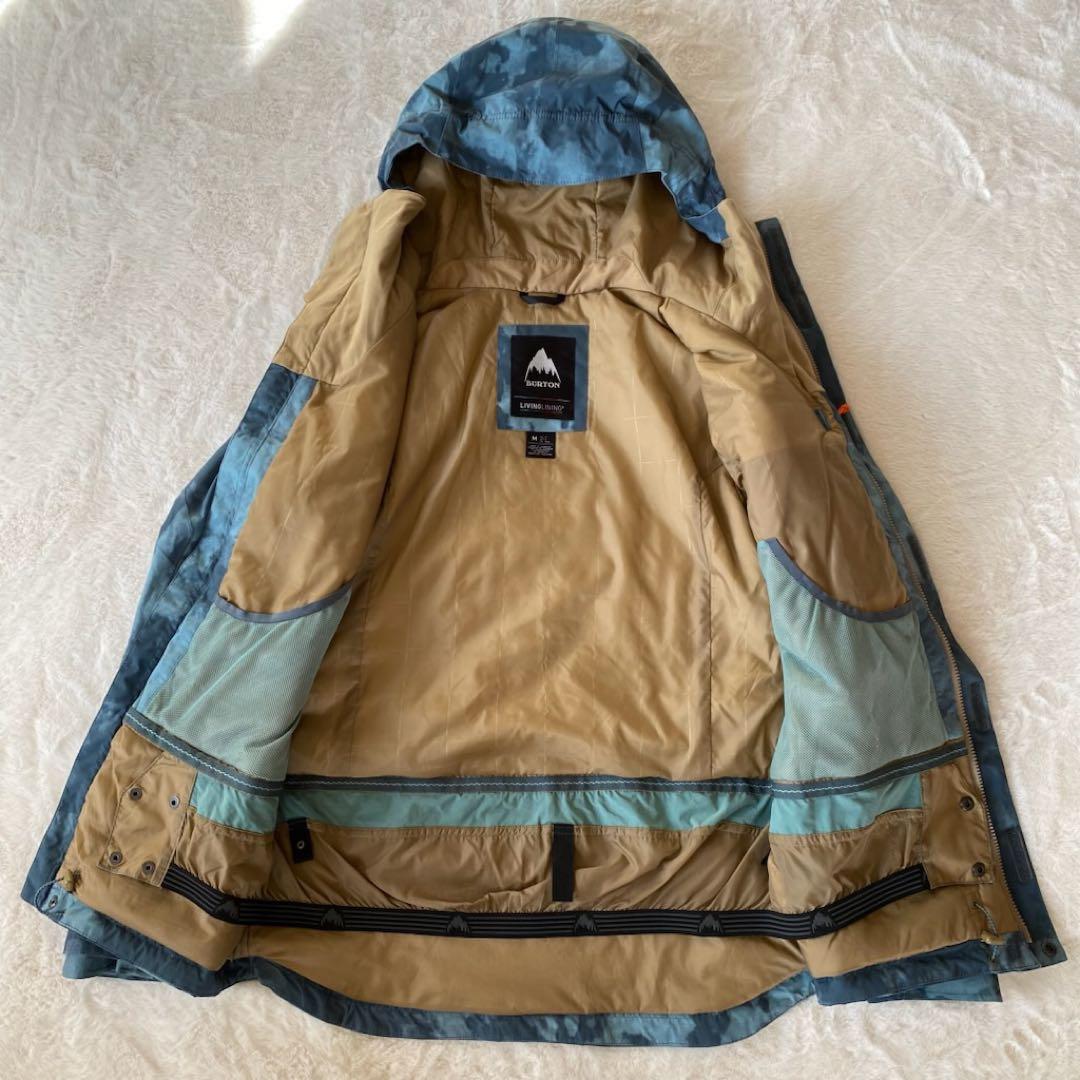 BURTON スノーボードウェア　セットアップ　ブリーチ　カモフラ　上L 下M