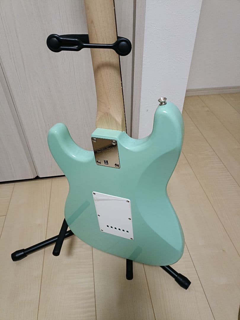 Squier エレキギター ミントグリーン ギターケース付き