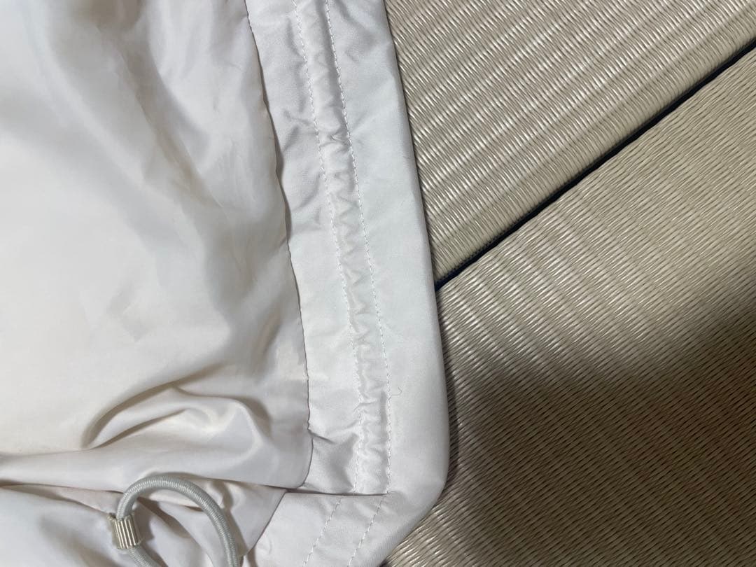 イエナ　ホワイト フード付き ダウンジャケット