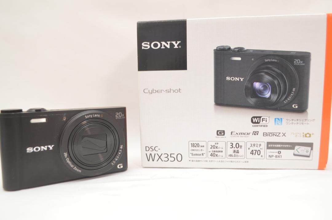 ✨未使用級✨ Sony DSC-WX350 ブラック 元箱付
