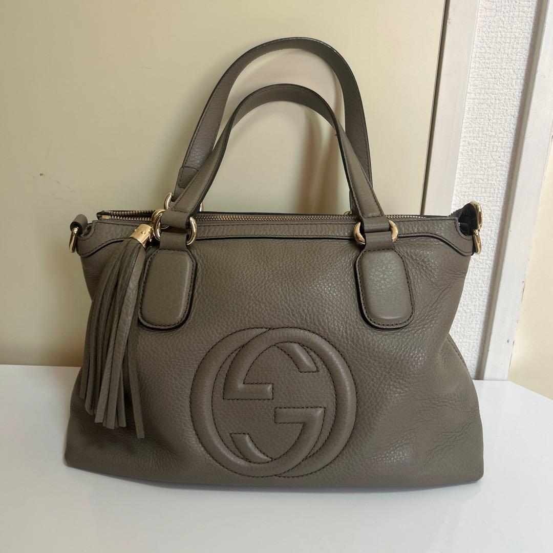 GUCCI グッチ ソーホー 2WAY ショルダーバッグ ハンドバッグ