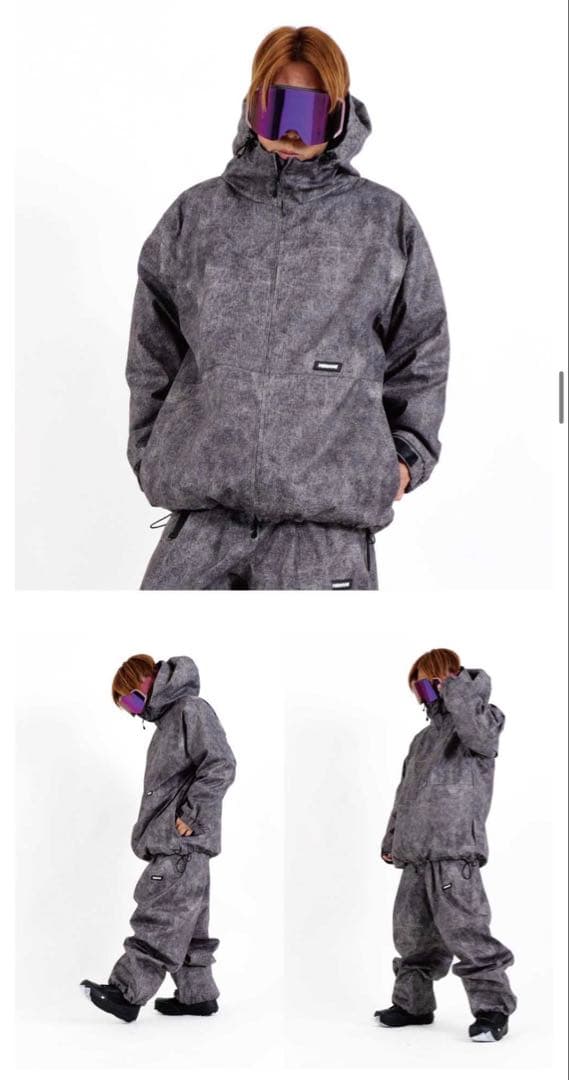 ハイマニ/25-26新作/セットアップ L/ウェア/ストーンウォッシュブラック