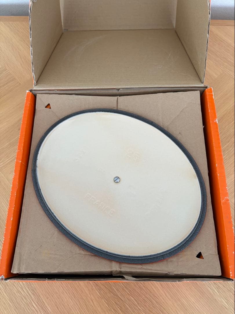 ル・クルーゼ　ココット オーバル　25cm オレンジ