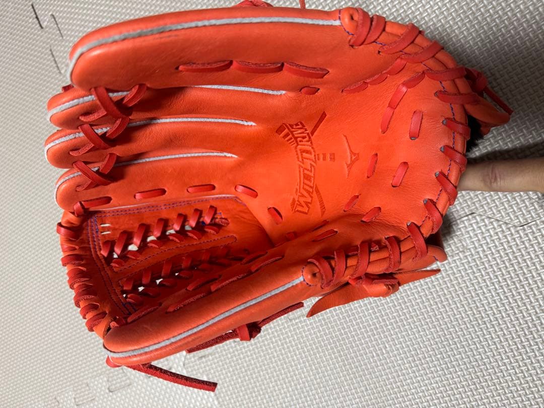 ミズノ 軟式用ウィルドライブ ブルー 内野手 サイズ9